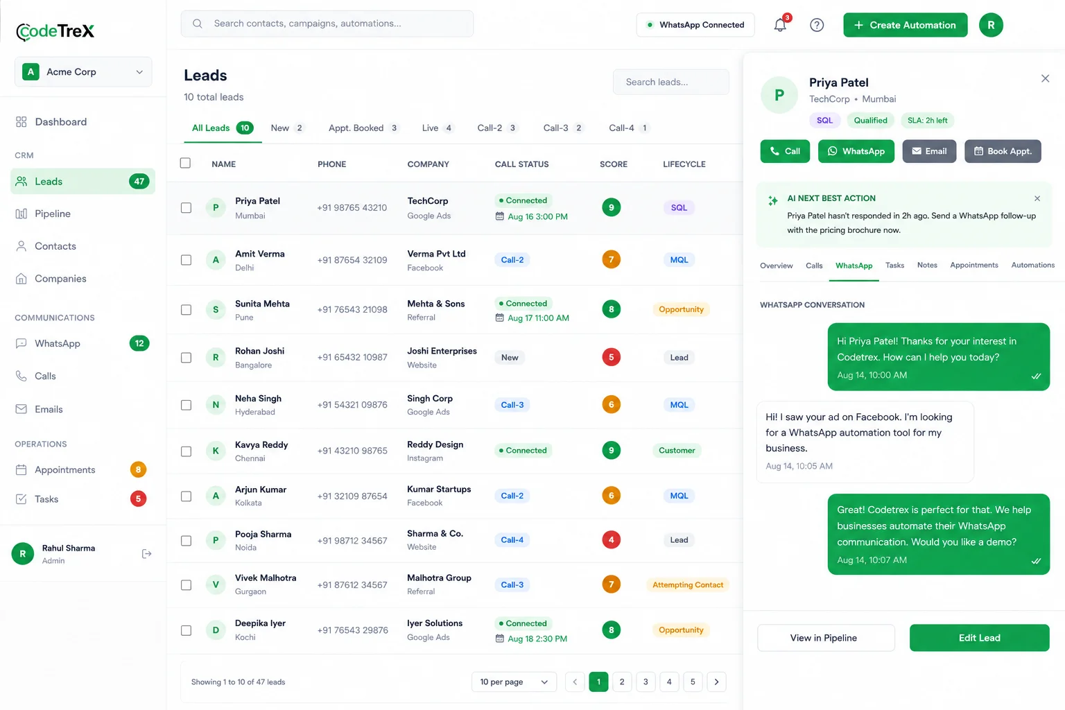 CRM (Web)