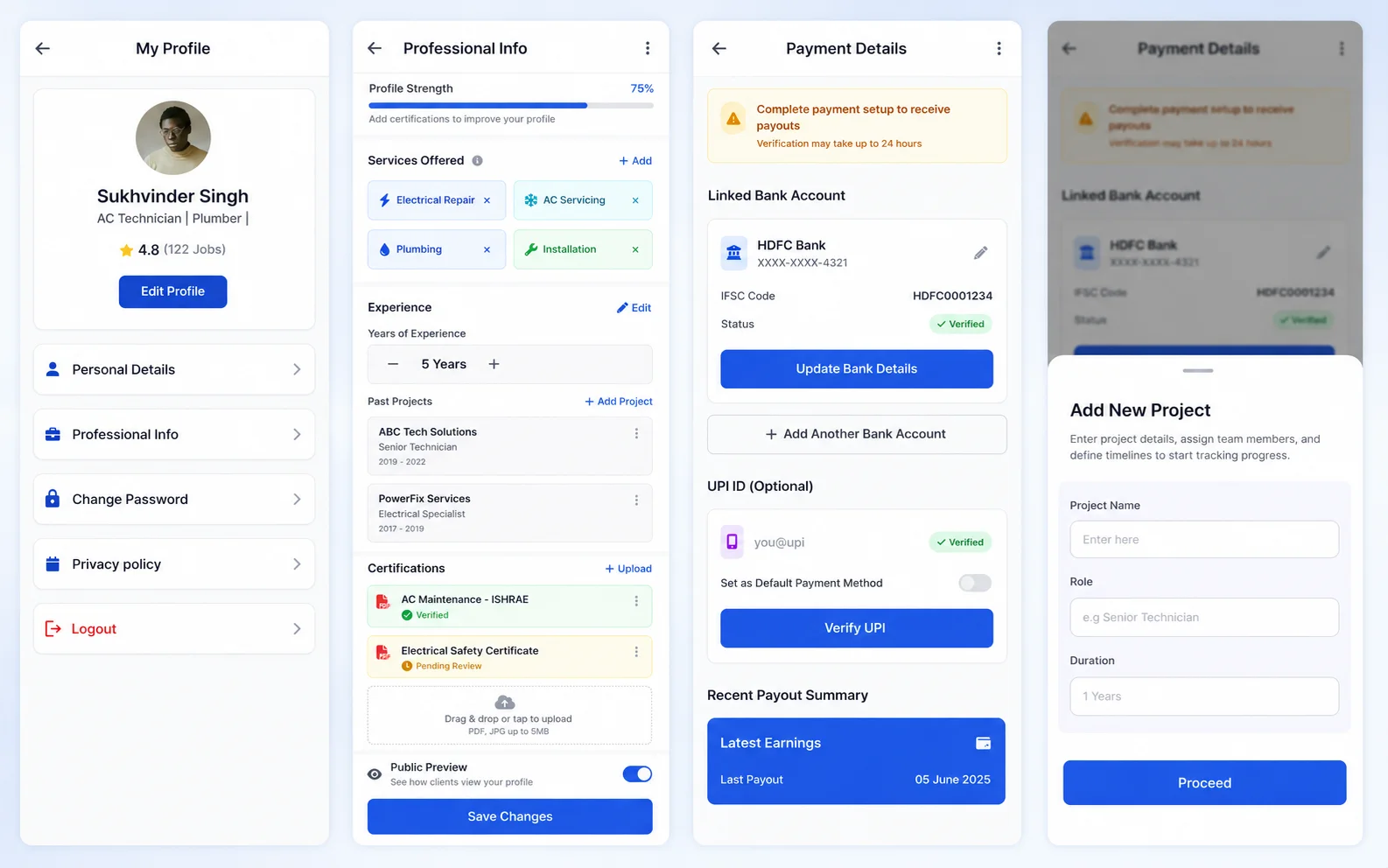 SS-Engineers (Service Man App)