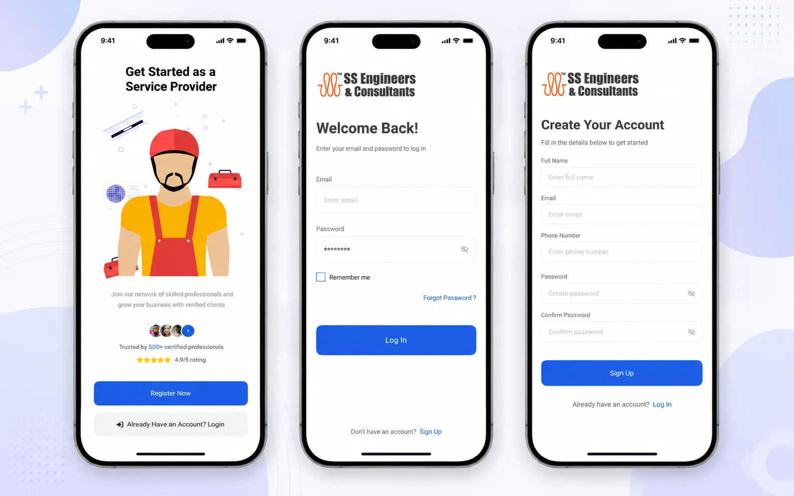 SS-Engineers (Service Man App)