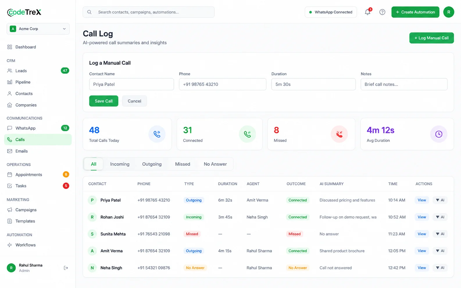 CRM (Web)